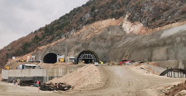 'Kırkdilim Tünelleri heyelan nedeni ile 2022'ye kaldı