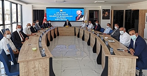 Başkan Şen, Belediye Başkanları toplantısına katıldı