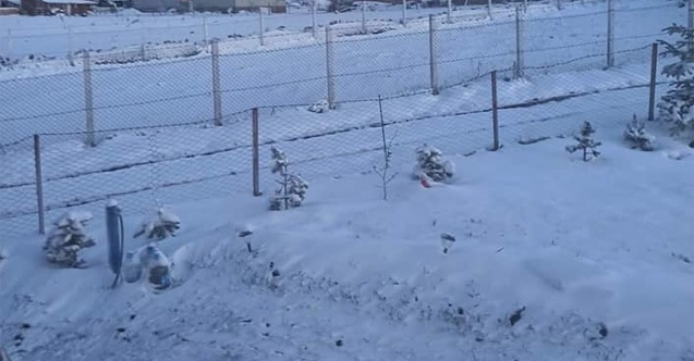 22 Mayıs'da Çorum'a lapa lapa kar yağdı