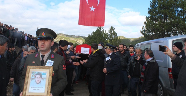 Şehit imam son yolculuğuna uğurlandı 