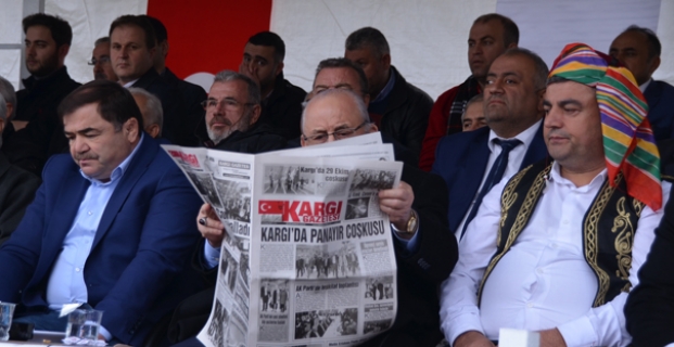 Kavuştu, Kargı Gazetesi’ni tebrik etti