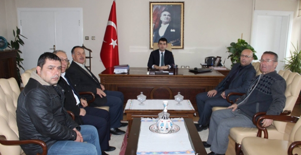 CHP’nin yeni yönetiminden Kaymakam Çifci’ye ziyaret