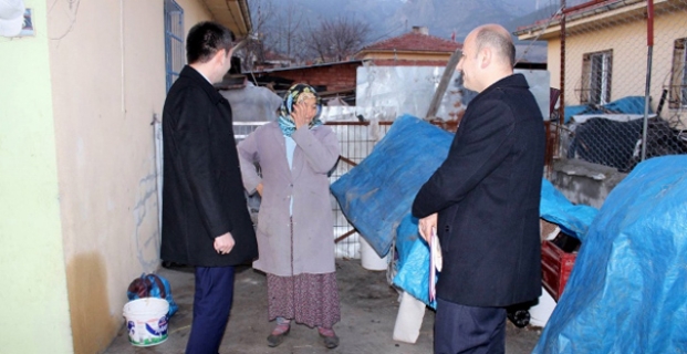 Kaymakam Çifci, yaşlıları yalnız bırakmıyor