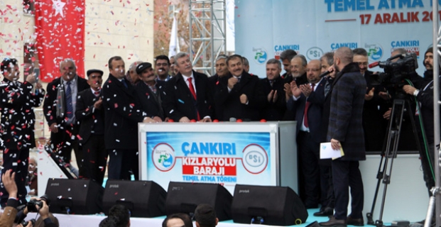 Kızlaryolu Barajı'nın temeli atıldı