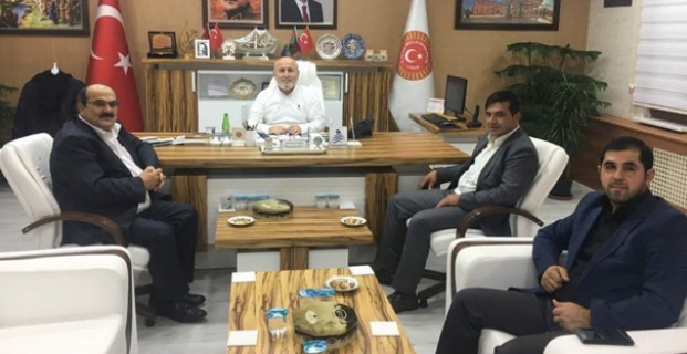 Şen ve muhtarlardan Kaya'ya ziyaret