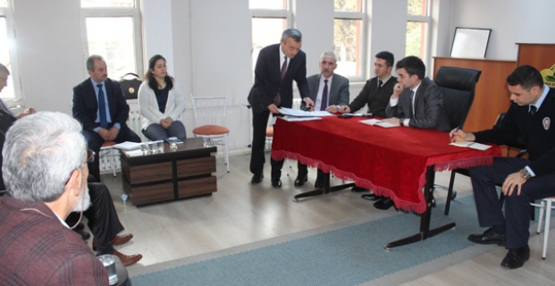 Muhtarlar toplantısı yapıldı