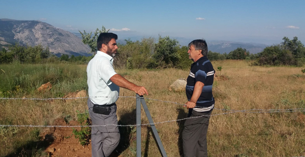 Günyazı'da gelir getirici ağaçlandırma çalışması