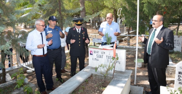 Kargı'da şehit kabirleri ziyaret edildi