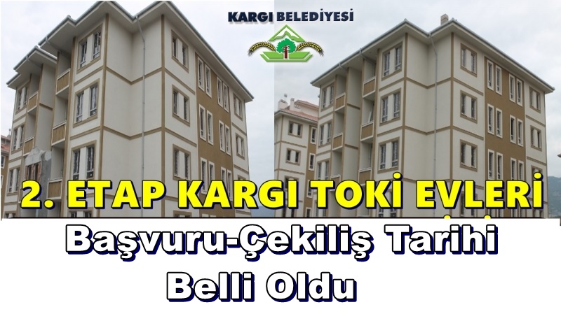 Kargı TOKİ'de başvurular 3-7 Aralık'ta