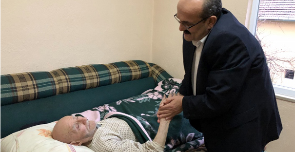 Başkan Şen'den yaşlı ve hastalara ziyaret