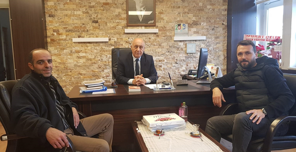 Muhtarlardan Milli Eğitim Müdürü’ne ziyaret