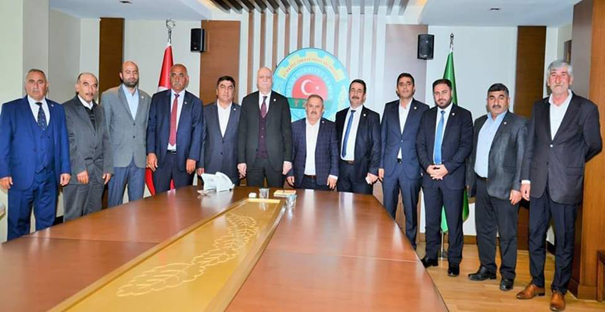 Ziraat Odası Başkanlarından Bayraktar'a destek