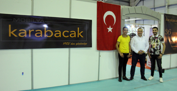 Çorum’un gözdesi Karabacak Mobilya, fuarın da gözdesi oldu