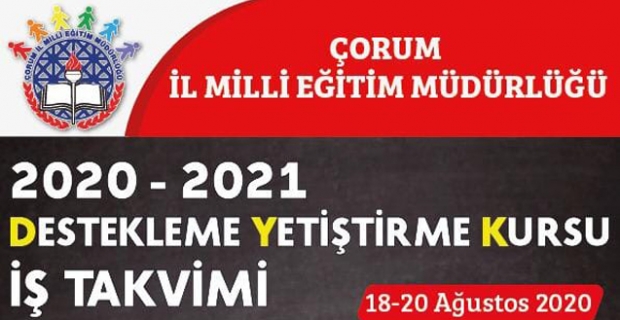 Destekleme ve yetiştirme kursu açılıyor