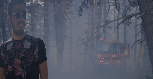 Orman yangınında yaralanan personel Ankara'ya sevk edildi