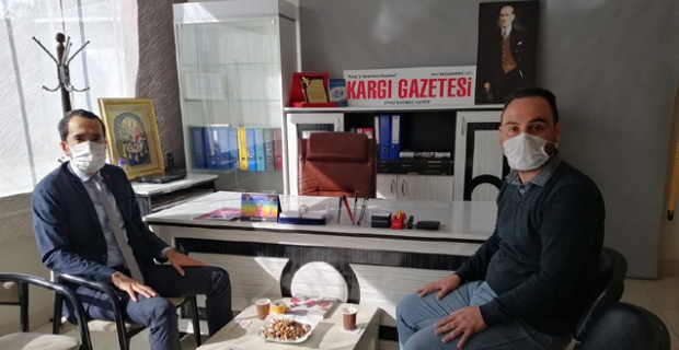 Kaymakam Uyar’dan Kargı Gazetesi’ne ziyaret