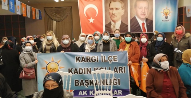 Kargı’dan İl Kadın Kolları kongresine katılım