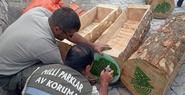 Yaban hayvanları için 38 su oluğu yapıldı