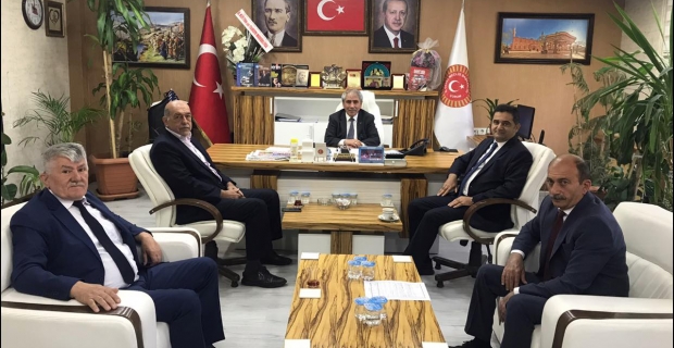 Özdemir, Meclis Başkanı Bektaş ile görüştü