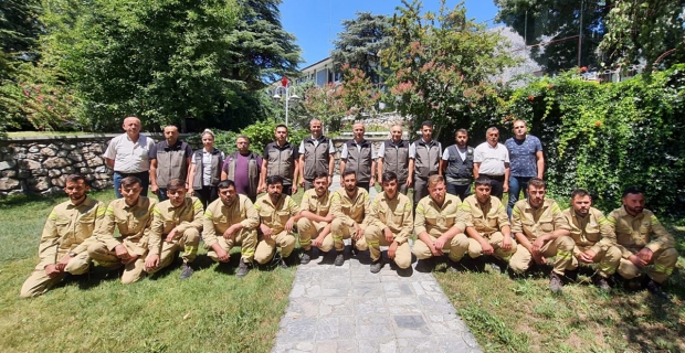 14 ateş avcısı yeni görevine başladı