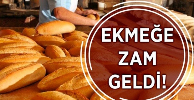 Ekmeğe zam yapıldı