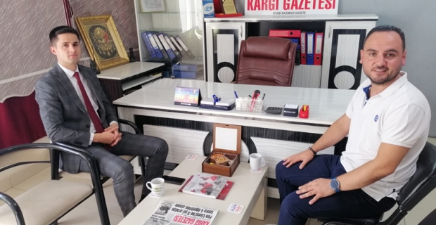 Kaymakam Soydaş’dan gazetemize ziyaret