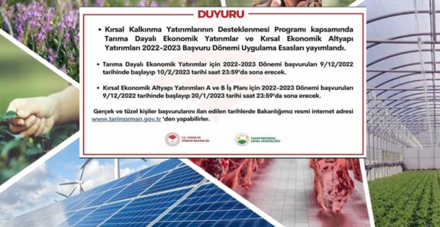 KKYDP başvuru dönemi uygulama esasları yayınlandı