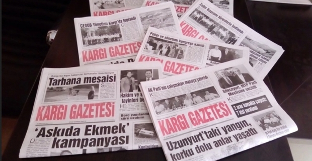 Kargı Gazetesi artık haftada iki gün yayınlanacak