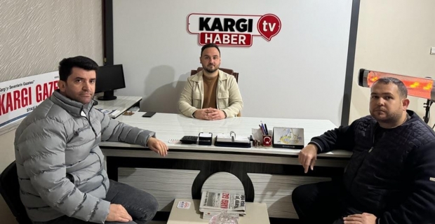 Genç muhtar adayından Kargı Gazetesi’ne ziyaret