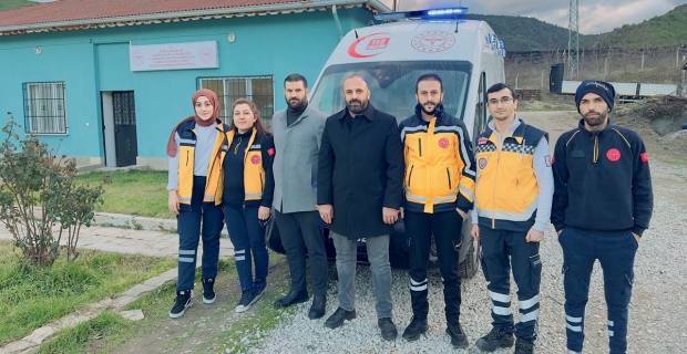 Hacıhamza’ya yeni ambulans tahsis edildi