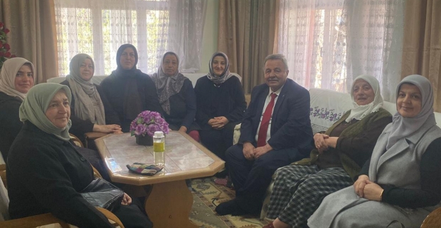 AK Parti Belediye Başkan Adayı Cahit Arpa, şehit ailelerini ziyaret etti