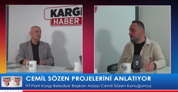 Cemil Sözen: Kargı’yı İYİ belediyecilik ile buluşturacağız