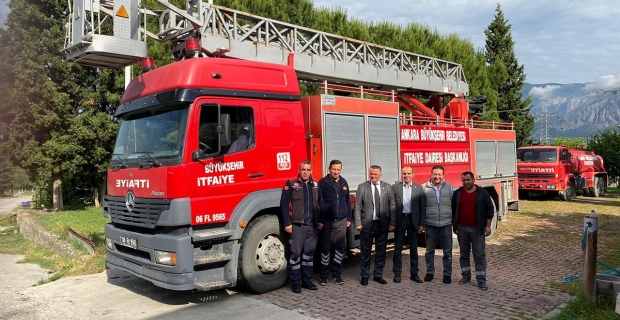 Kargı Belediyesine yeni itfaiye aracı tahsis edildi