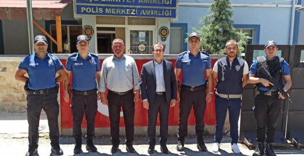 Kaymakam Aksoy ve Belediye Başkanı Dereli’den bayram ziyareti