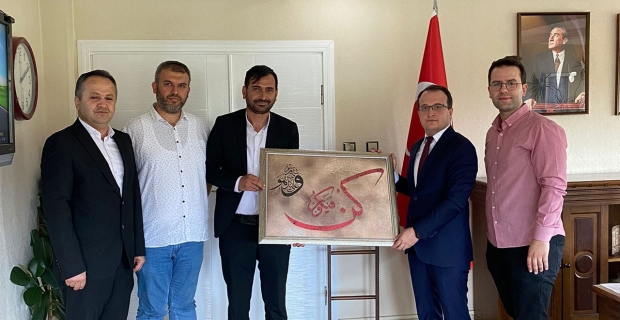 Kaymakam Aksoy’a hayırlı olsun ziyareti