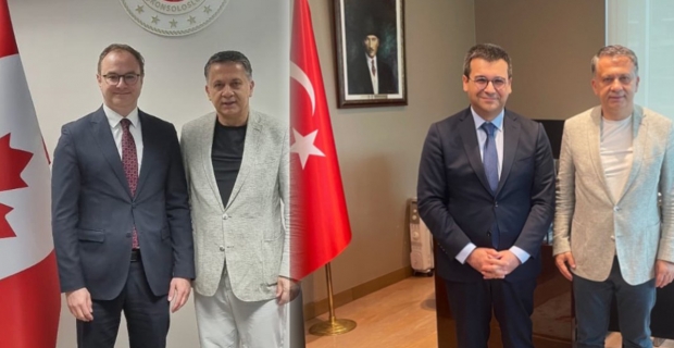 Küresel Gazeteciler Konseyi’nden Kanada’da önemli temaslar