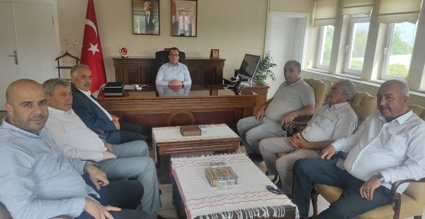 Kaymakam Furkan Aksoy’a hayırlı olsun dileklerini ilettiler