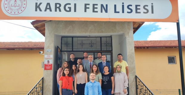 İlçe Milli Eğitim Müdürü Uluçay, Kargı Fen Lisesi’nin mevcut durumu ile ilgili bilgiler aldı