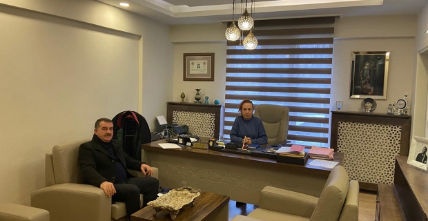 Ziraat Odası Başkanı Tokmak’tan İlçe Başkanı Demiral’a hayırlı olsun ziyareti