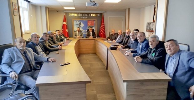 CHP Kargı İlçe Başkanı Dümenci, CHP İlçe Başkanları Toplantısına katıldı