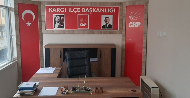 CHP Kargı İlçe Başkanlığı yeni parti binasına taşındı