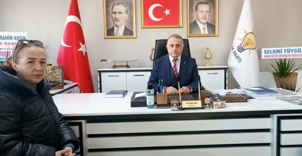 AK Parti İlçe Başkanı Demiral, İl Başkanı Alar ile çalışmaları değerlendirdi