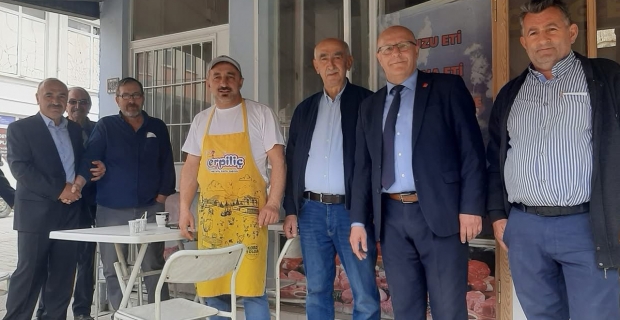 CHP Teşkilatı esnafın bayramını kutladı