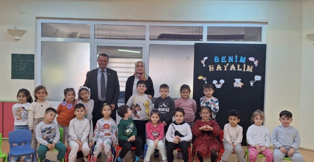 Kargı Belediye Başkanı Hamit Dereli, miniklerle buluştu