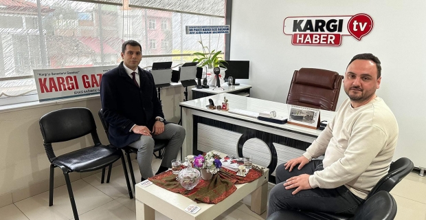 Kaymakam Akman'dan Kargı Gazetesi'ne ziyaret