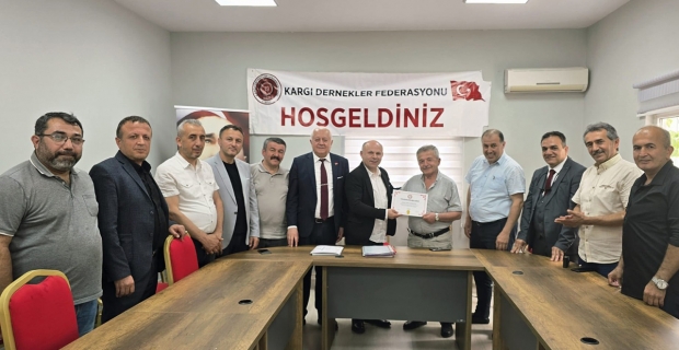 Kargı Dernekler Federasyonu’nda Selami Topcu yeniden başkan seçildi