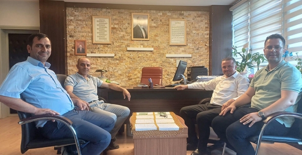 Başkan Hamit Dereli’den Peker ve Erikci’ye kutlama ziyareti