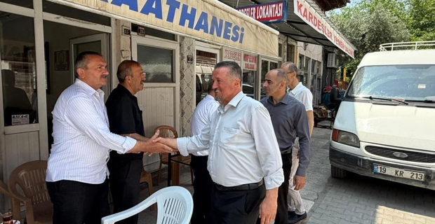 Kargı Belediye Başkanı Dereli’den esnaf ziyaretleri