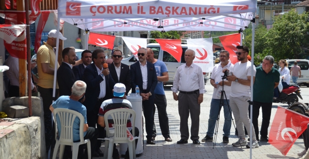 Yeniden Refah Partisi İlçe binası törenle açıldı