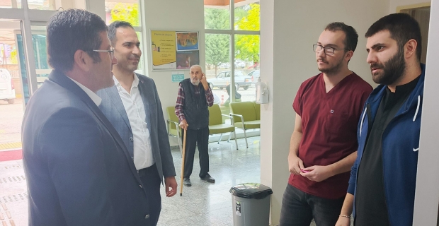 Ahmet Saatci, Kargı'da sağlık çalışanlarının taleplerini dinledi